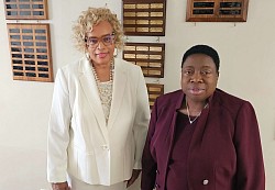 Sis. Shelvy Crockett, Church Clerk; Sis. Eva Prewitt, Church Secretary